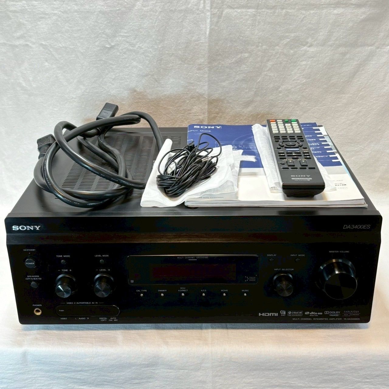 ✨美品・動作品✨】SONY/TA-DA3400ES/AVアンプ/説明書/リモコン