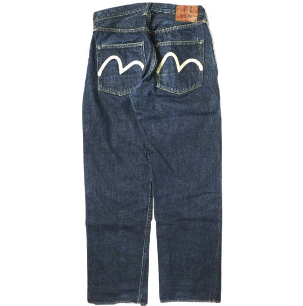 濃紺】EVISU 2000 No.2 ペンキステッチ 白カモメ 赤タブ 楽天市場