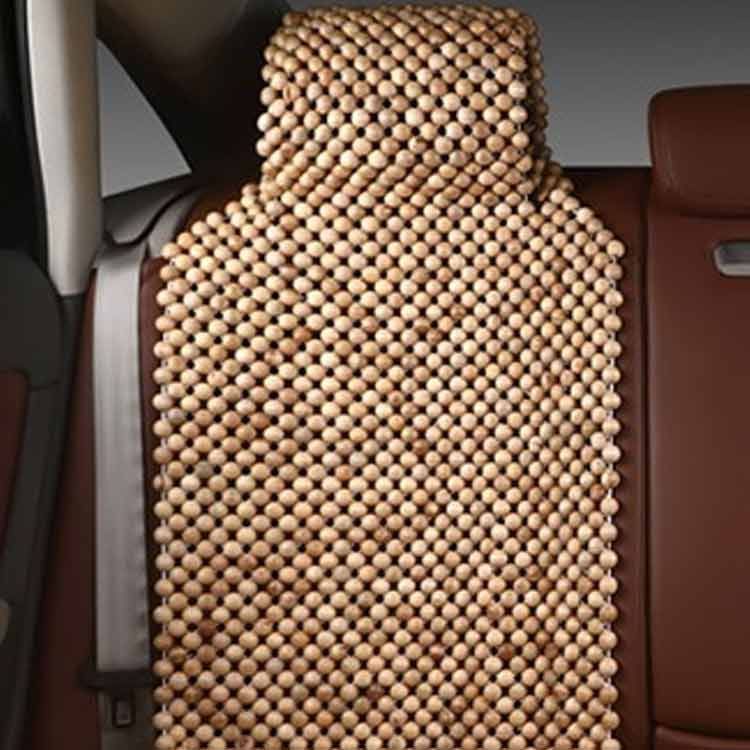 香樟木製ビーズシートカバーカリンクスノキお車用の快適シートです車香樟木製ビーズシーソファクッション木素材普通車フロント用1