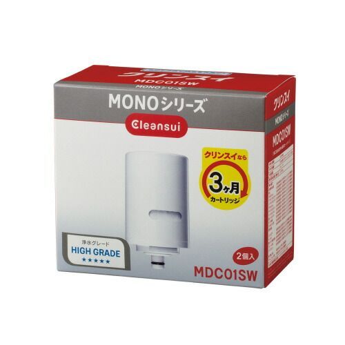 浄水器 蛇口直結型 クリンスイ カートリッジ ＭＤＣ０１ＳＷ ２個入005619 三菱ケミカル