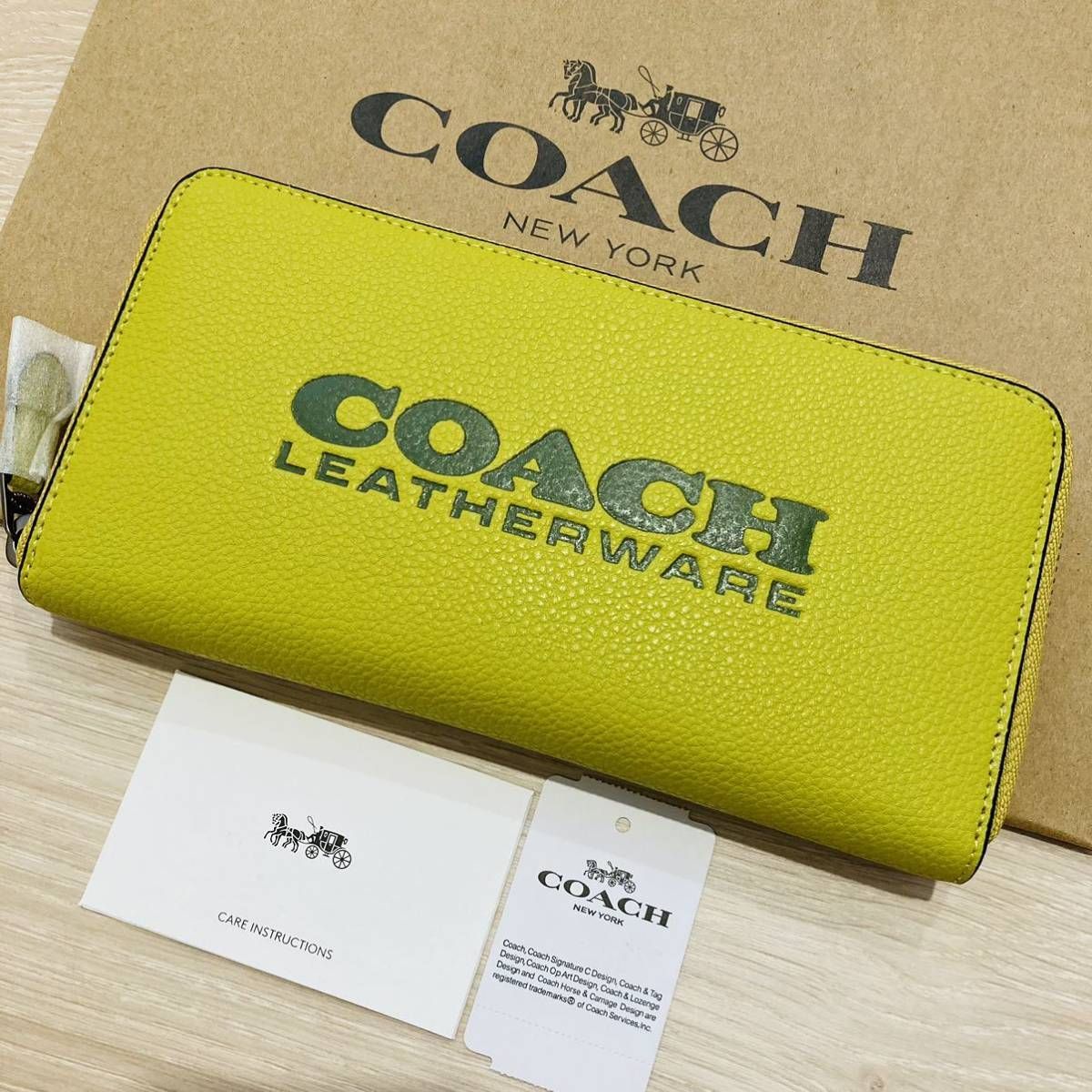 ☆ COACH コーチ 6699 長財布 アコーディオン ラウンドジップ