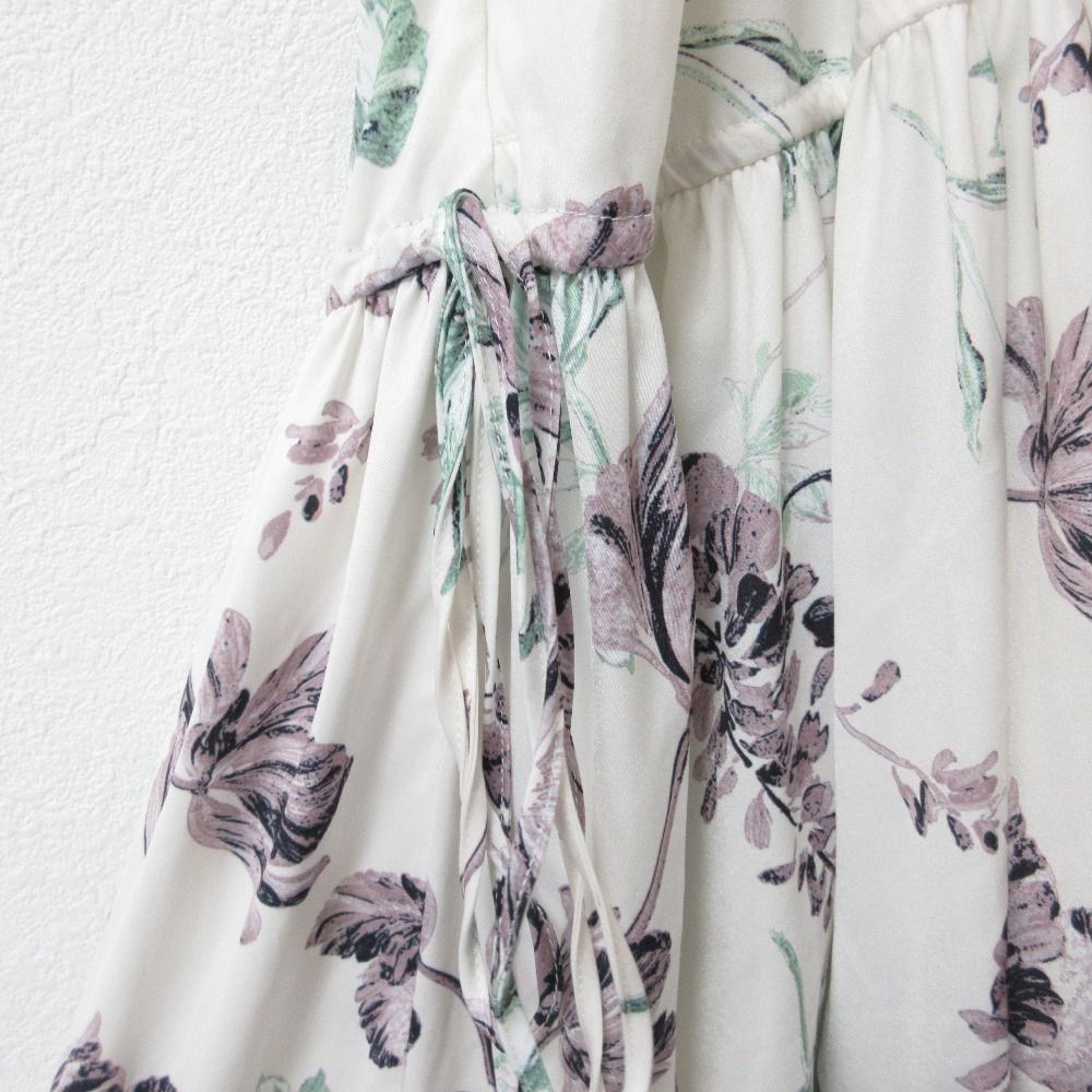 Her lip to フラワープリント ワンピース M Sunflower-Printed Midi Dress（ワンピース）｜Her lip to（ハー