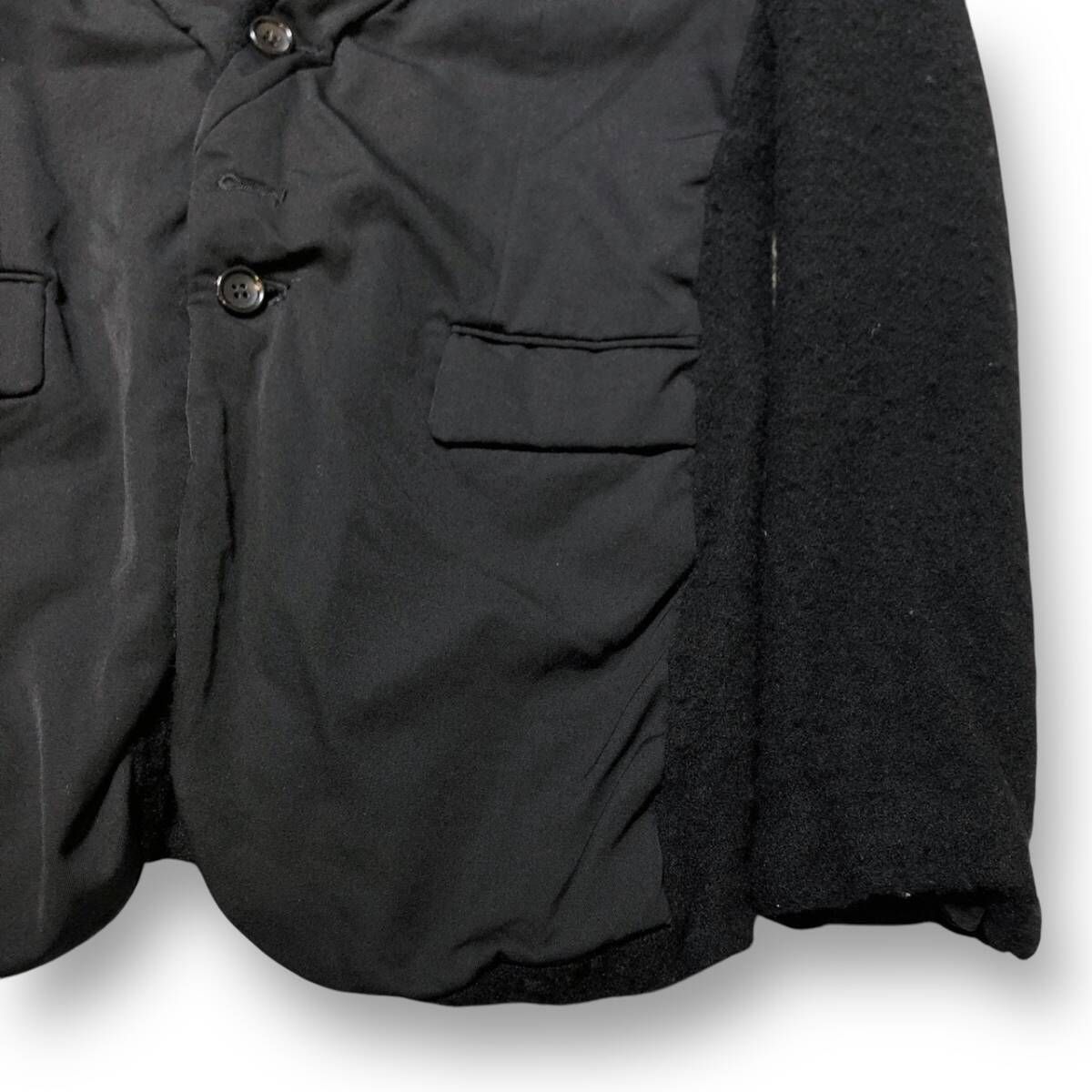 09aw COMME des GARCONS HOMME PLUS ウール縮絨ドッキング