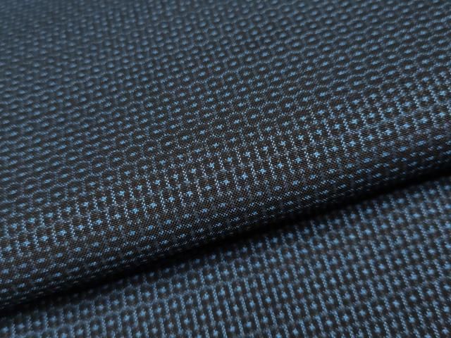 平和屋着物□極上 男性 本場大島紬 アンサンブル 100亀甲 総詰め 久保  