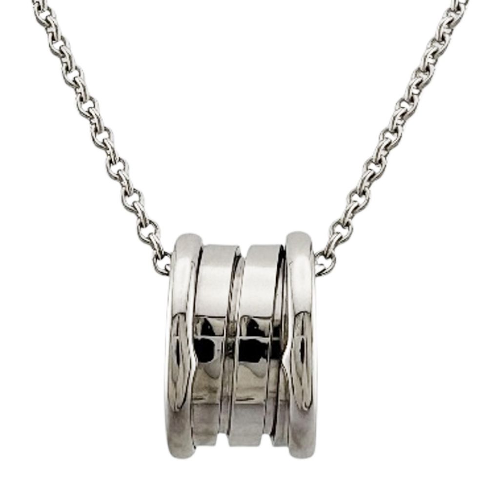 ブルガリ B-zero ネックレス 18金 K18ホワイトゴールド ユニセックス  