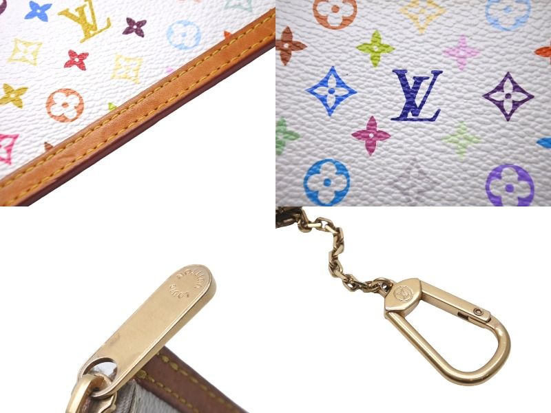 LOUIS VUITTON 【新品未使用】 村上隆 ポシェット・クレ LOUIS VUITTON ルイヴィトン モノグラム マルチカラー
