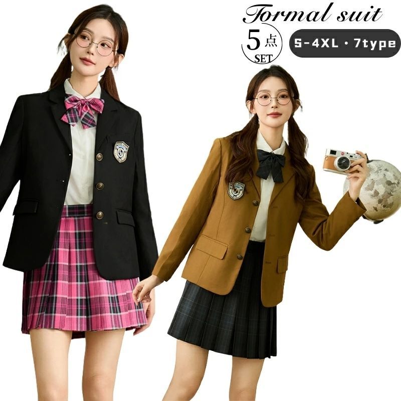 卒業式 赤 チェック 女の子 セットアップ キッズ スーツ 高校生 中学生 韓国 制服 服 160 セレモニースーツ 子供服 中学 入学式 お受験 学