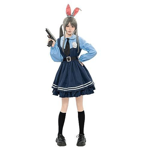 M Bioputty ズートピア ジュディ 警察服 ワンピ コスプレ衣装 ウサギの