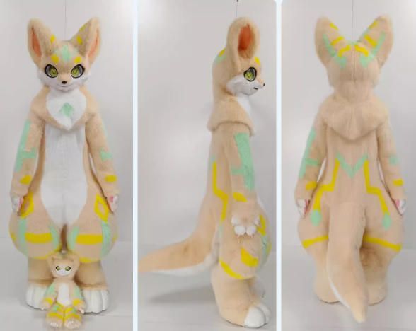 即納 着ぐるみ ケモノ体 短毛タイプ セット ケモノ ぬいぐるみ コスプレ ☆即納 着ぐるみ ケモノ体 フルスーツ 短毛タイプ NO.99 Mサイズ