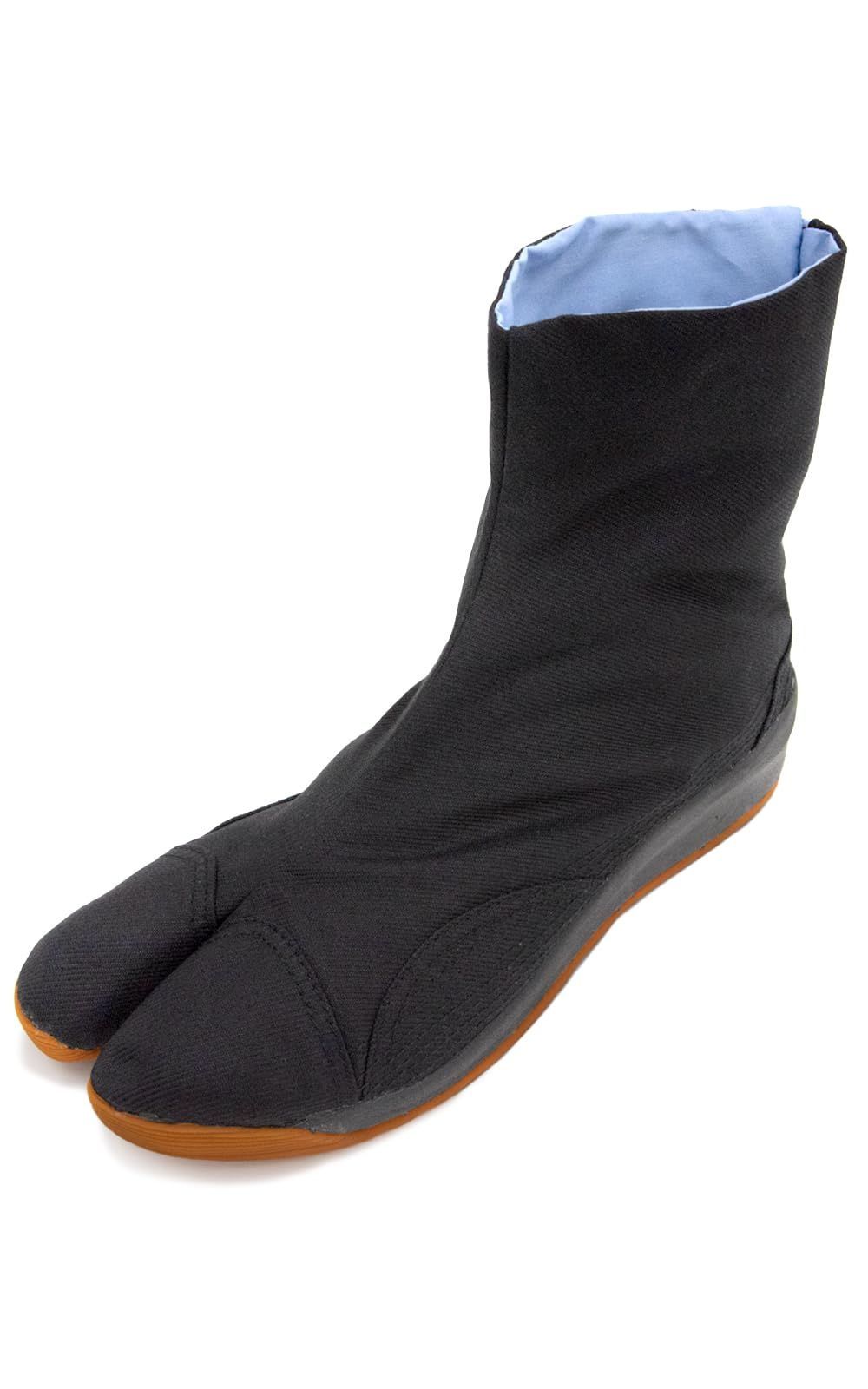 地下足袋 アフリカ布 パーニュ 柿渋 渦巻き 23cm 7枚こはぜ