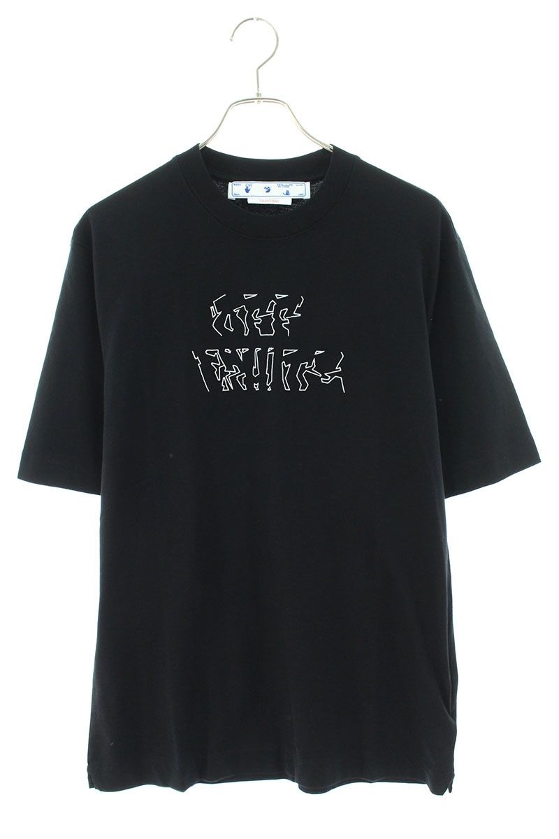 オフホワイト 22SS OMAA119S22JER0081001 ニーンアロープリントTシャツ