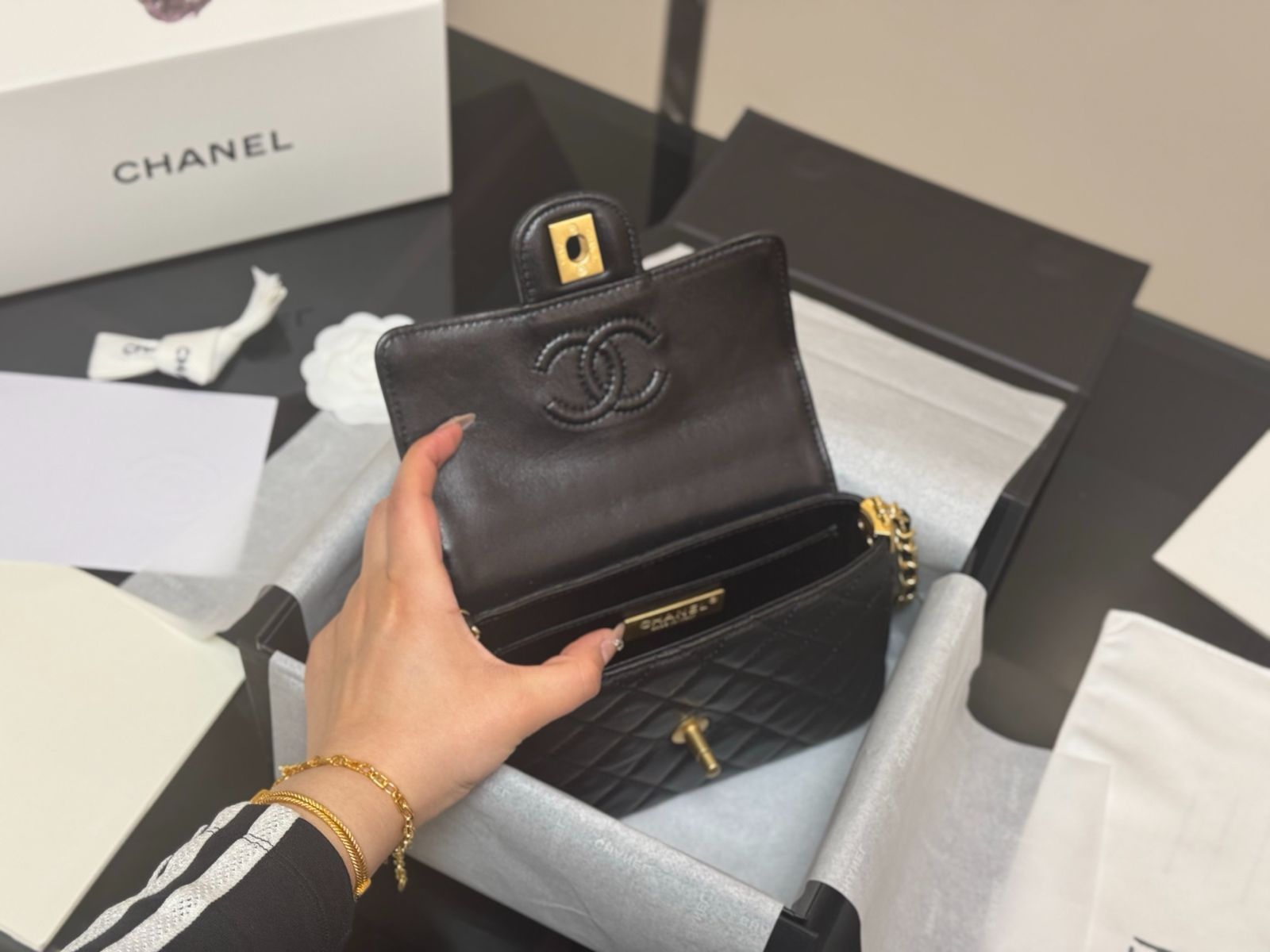 今日特価】Chanel 25p Kelly Bag チャネル 25p ケリーバッグ