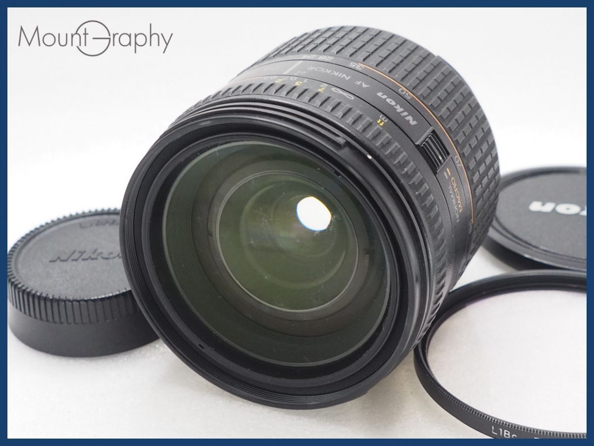 ☆実用美品☆ NIKON ニコン AF NIKKOR 24-85mm F2.8-4 D 前後キャップ 