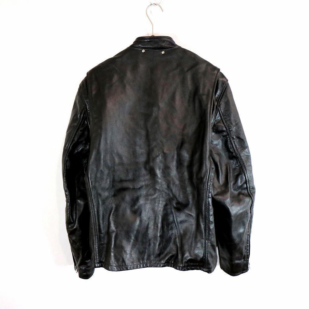 70年代 THIS GENUINE LEATHER GARMENT シングル レザージャケット