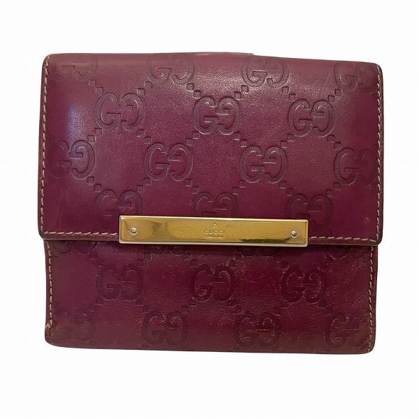 グッチ GUCCI グッチ GUCCIシマ 112664 Wホック 2つ折り財布 レディース