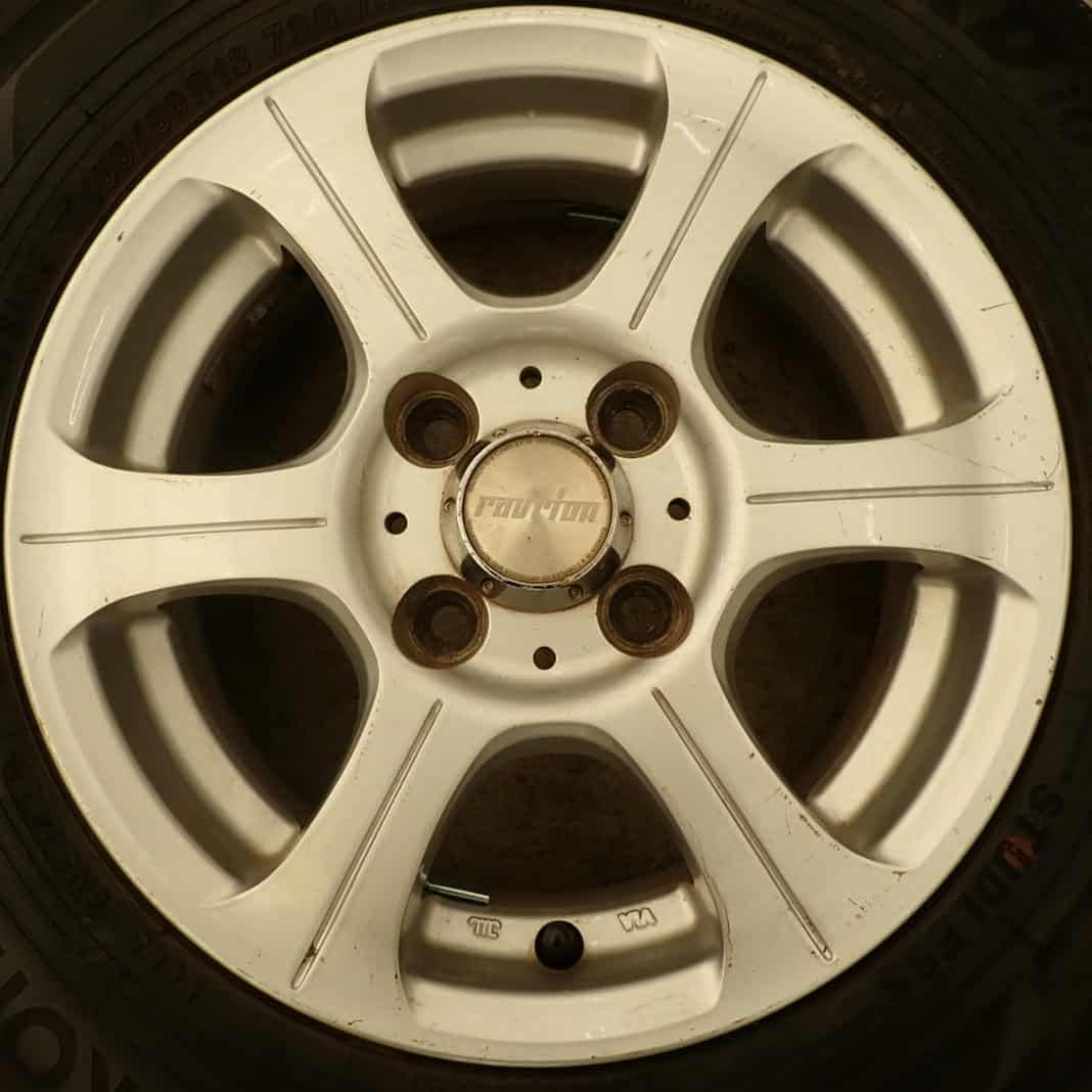 冬 4本SET 会社宛 155 80R13×5J 79Q ヨコハマ アイスガード IG60 製 アルミ パッソ ブーン ヴィッツ 店頭交換OK NO F2970