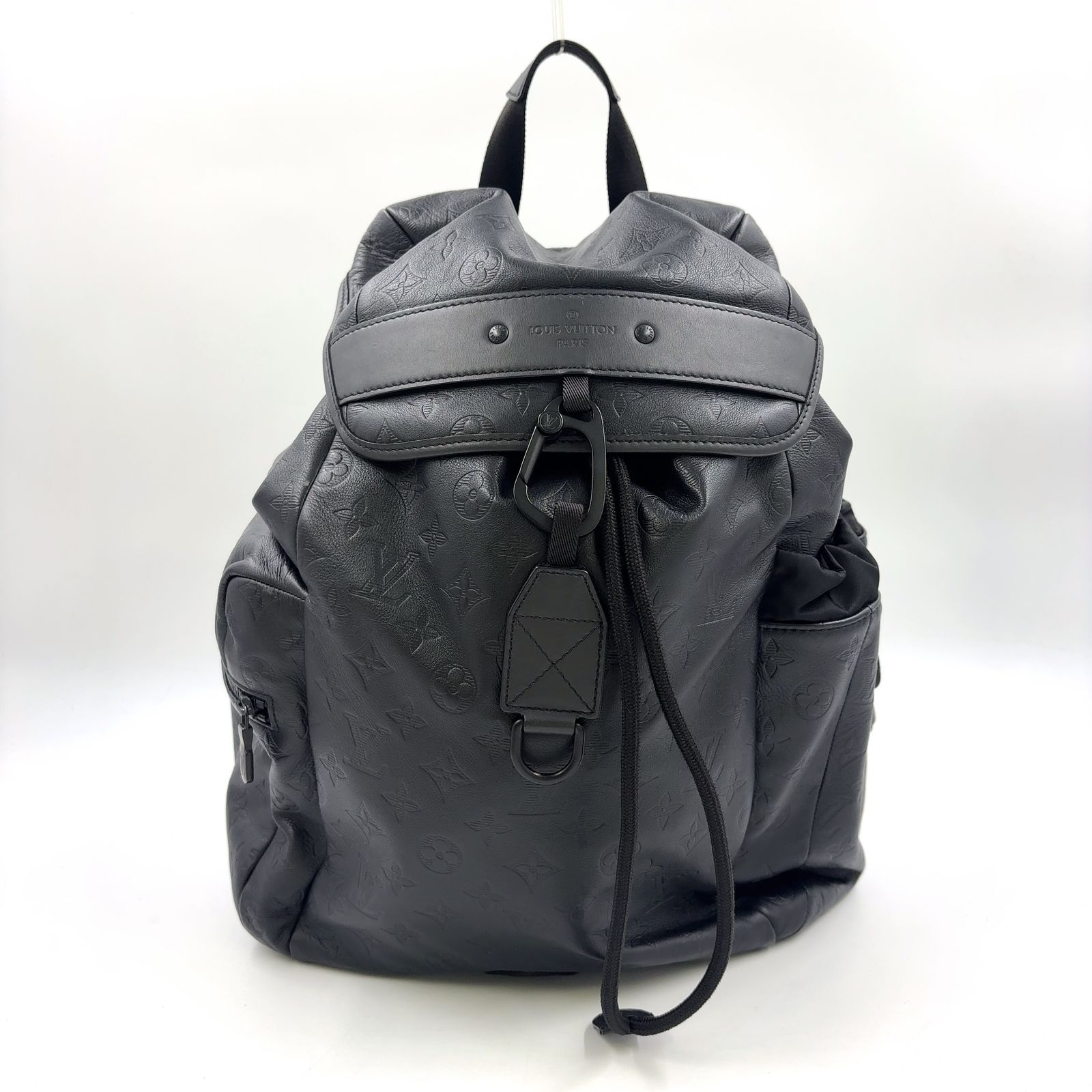 LOUIS VUITTON ディスカバリー バックパック モノグラムシャドウ モノグラムシャドウ レザー ブラック バックパック ブラック M43680