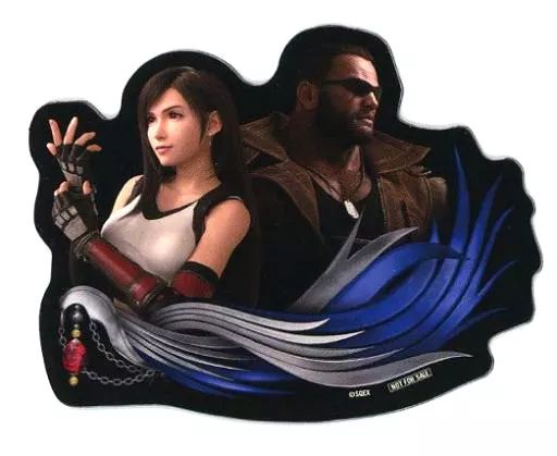 FINAL FANTASY VII REMAKE マグネットシート FF7ロゴ レッドブル マグネットシート FF7 リメイク インター