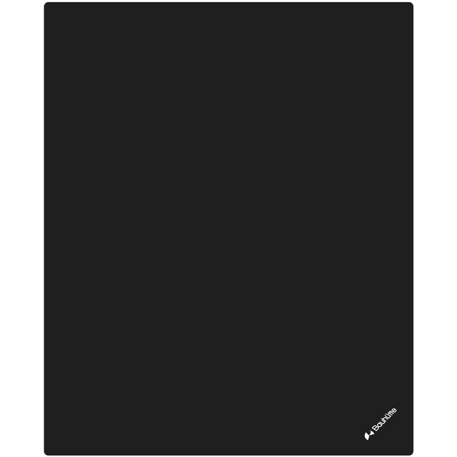 ラージ チェアマット BCM-180BK ブラック デスクごと 特大サイズ バウヒュッテ 160×180cm 厚さ1.5mm Bauhutte