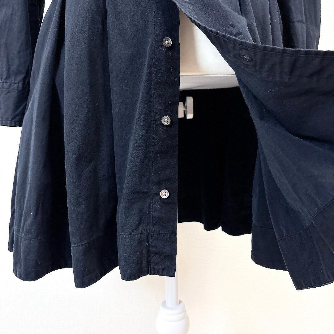 長袖シャツワンピース