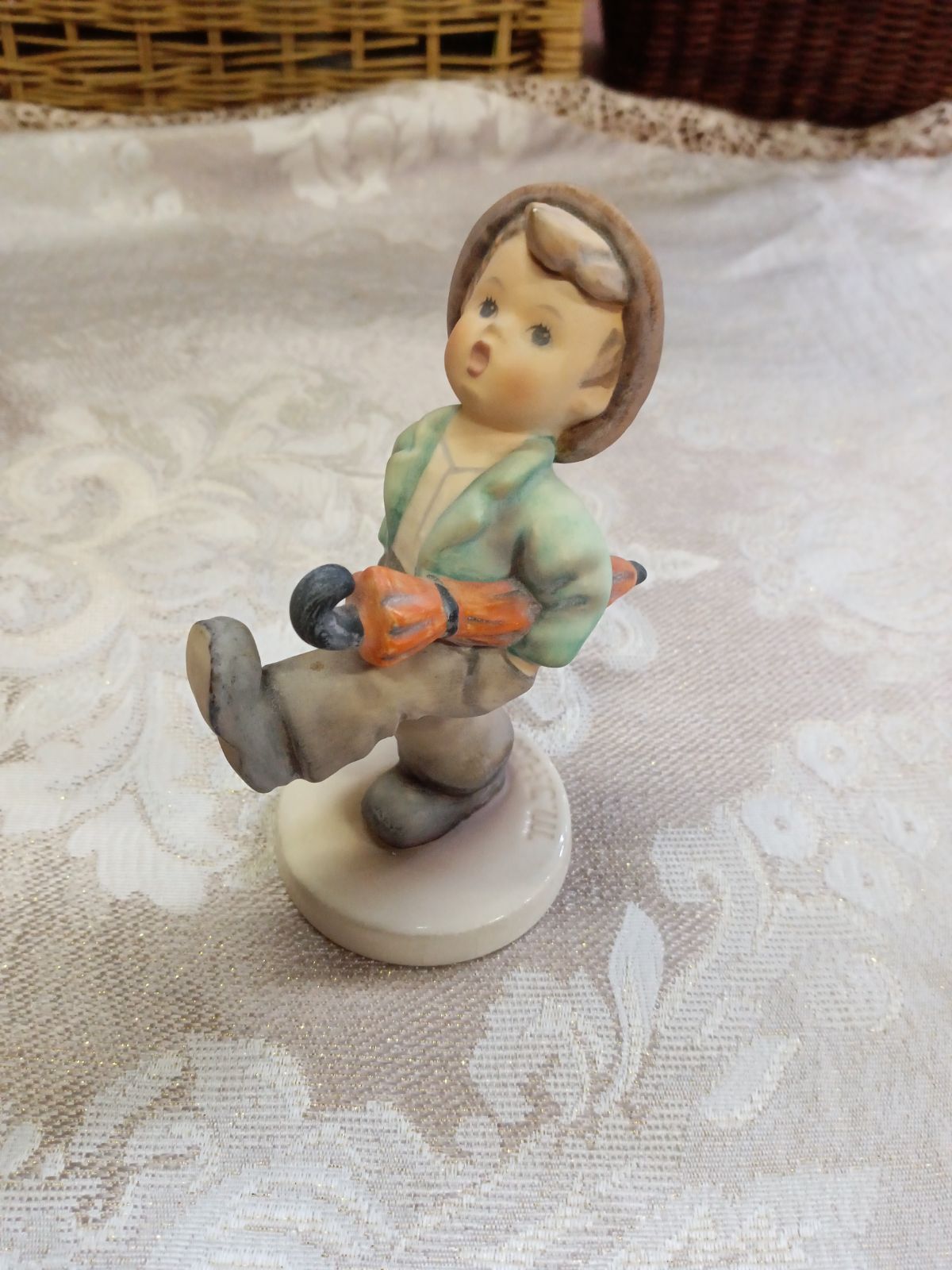 ゲーベル社☆フンメル陶器人形☆3人天使のキャンドルスタンド ゲーベル社☆フンメル陶器人形☆3人天使のキャンドルスタンド フンメル