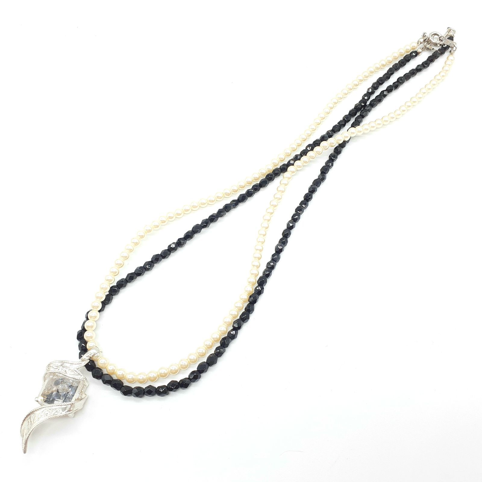 LOVE&HATE ラブアンドヘイト ネックレス パール オニキス