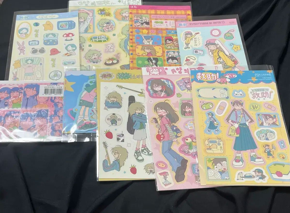 【雷市場（ポンジャン）商品韓国直送】 廃止) ユーリさん ステッカー プリクラ ロックロック を除きます まとめ売り