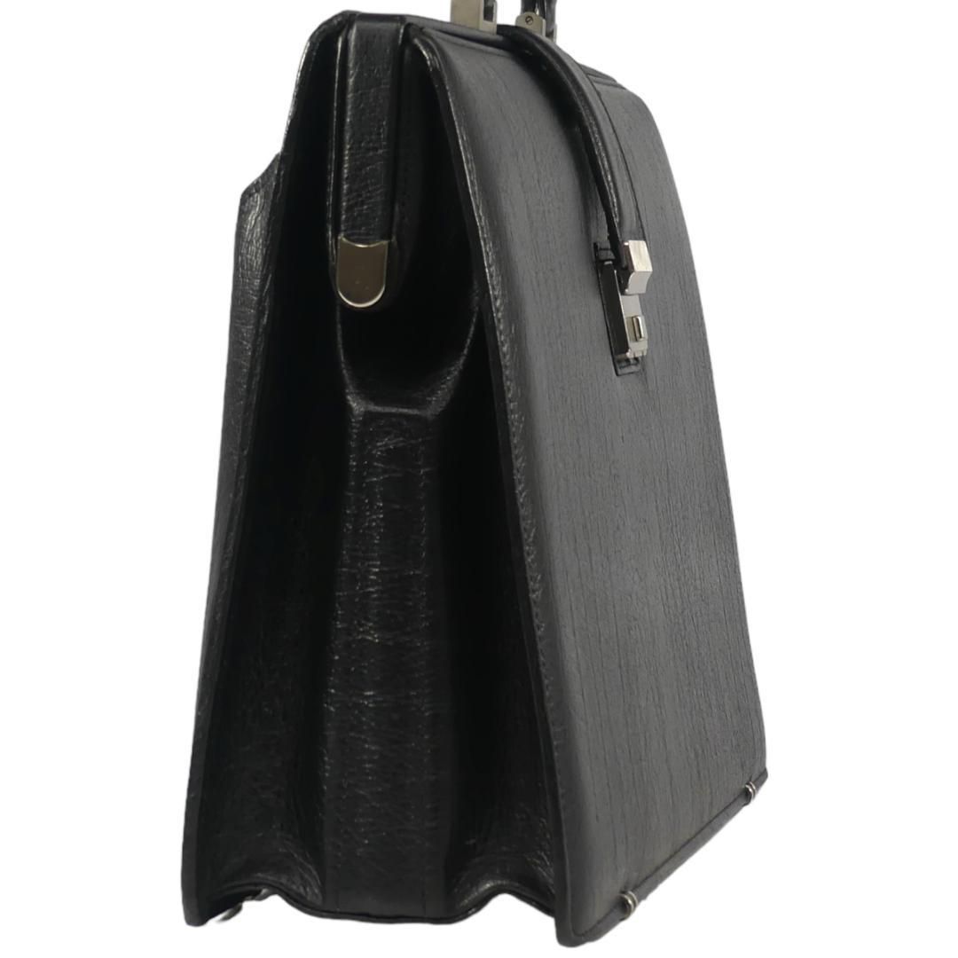 amiet ダレスバッグ 本革 ビジネスバッグ メンズ レザー 黒