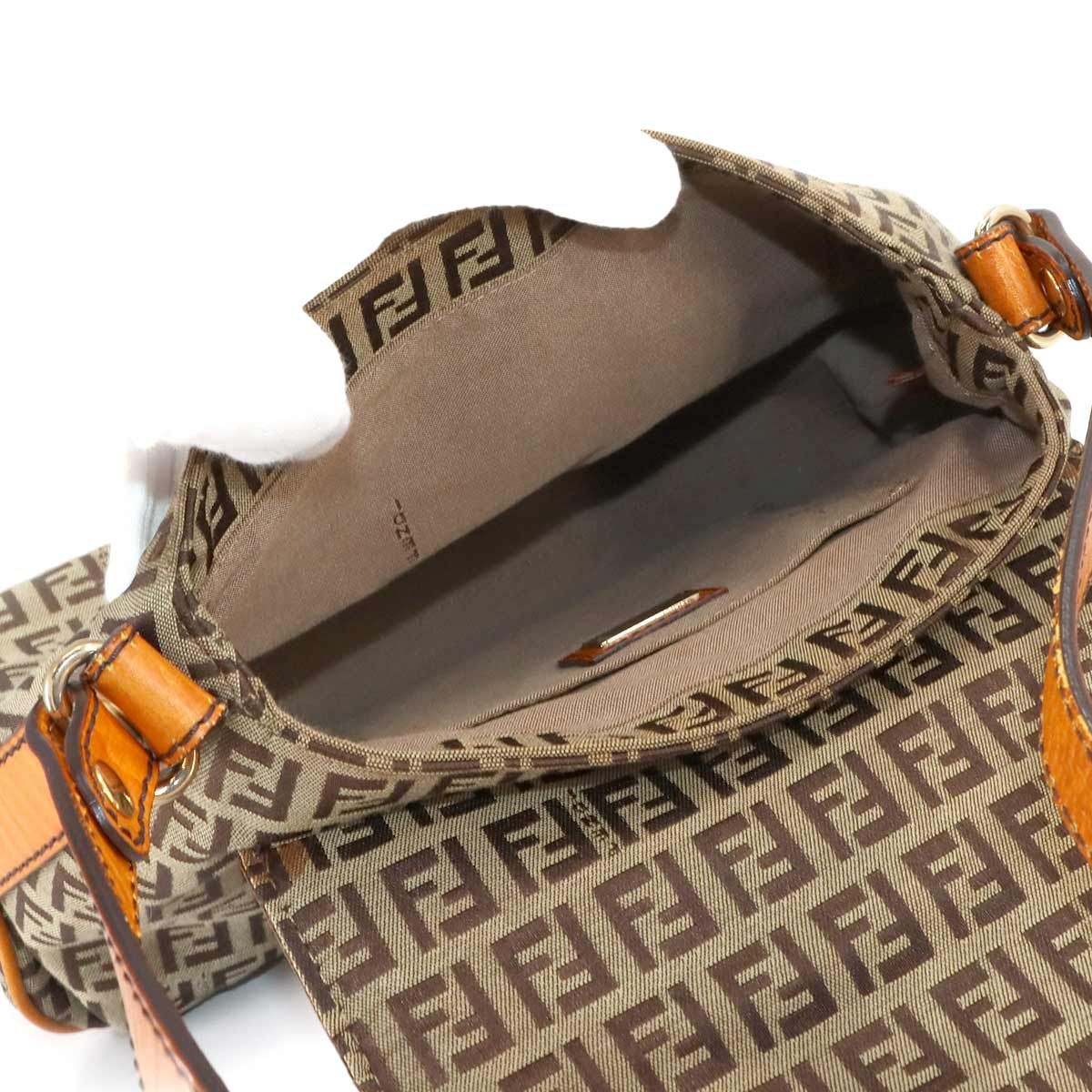 新品同様 フェンディ FENDI ズッキーノ ワンショルダー バッグ