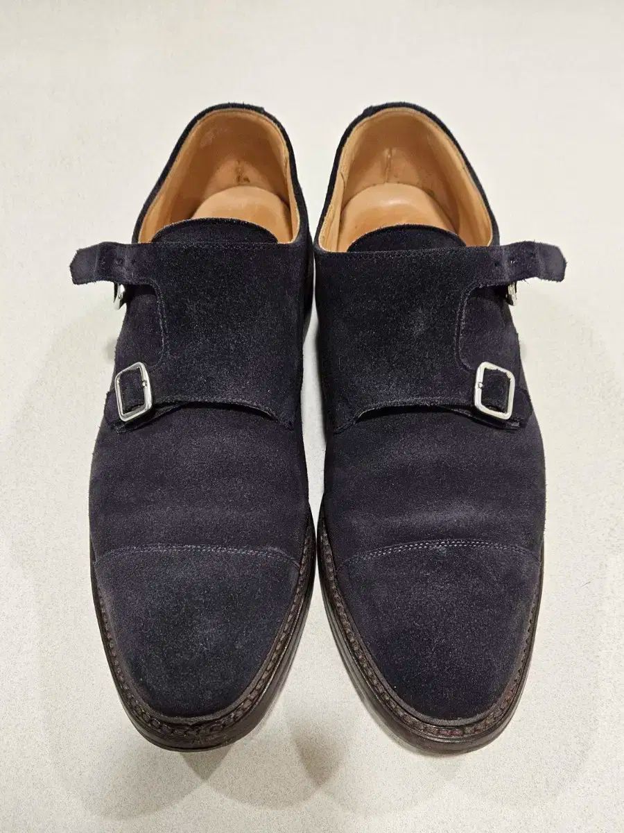 Crockett-Jones クロケット-ジョーンズ ダブルモンク 8 5 サイズ