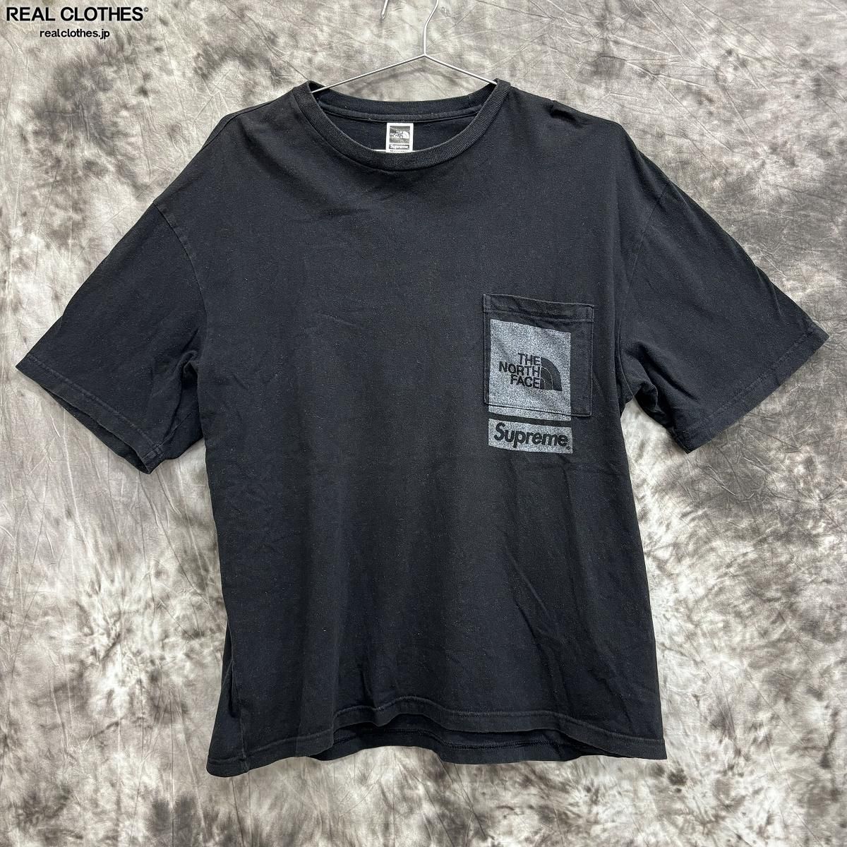 Supreme×THE NORTH FACE/シュプリーム×ノースフェイス【23SS】Printed Pocket Tee/プリント ポケット Tシャツ NT02309I /M