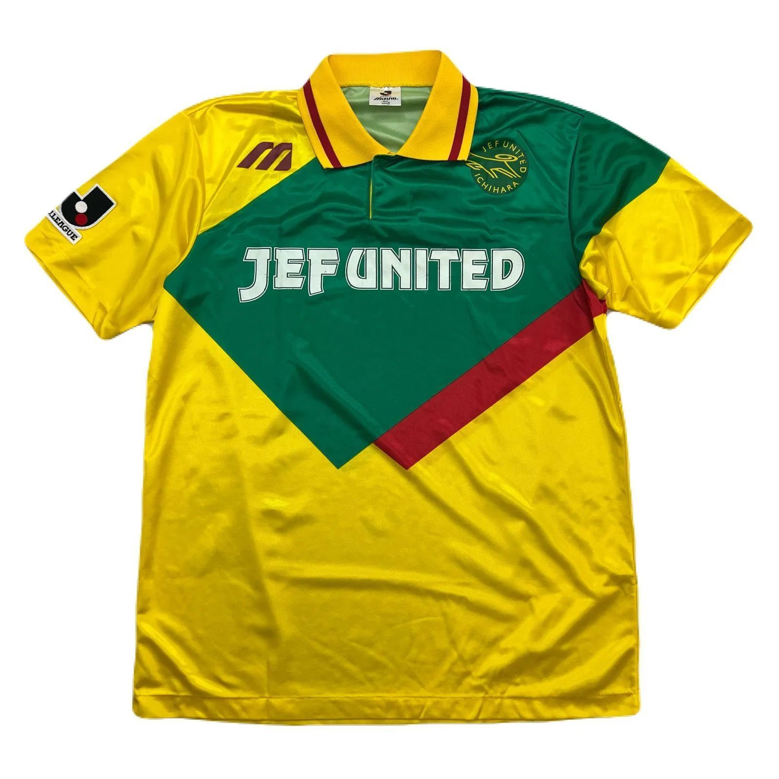 ジェフユナイテッド　Mizuno サッカー　98-6 初期O レア　ユニフォーム ジェフユナイテッド Mizuno サッカー 98-6 初期O レア ユニフォーム