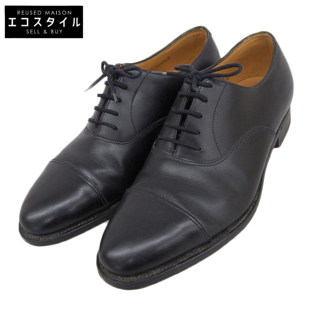 JOHN LOBB ジョンロブ　 黒レザーキャップトゥシューズ JOHN LOBB ジョンロブ 黒レザーキャップトゥシューズ