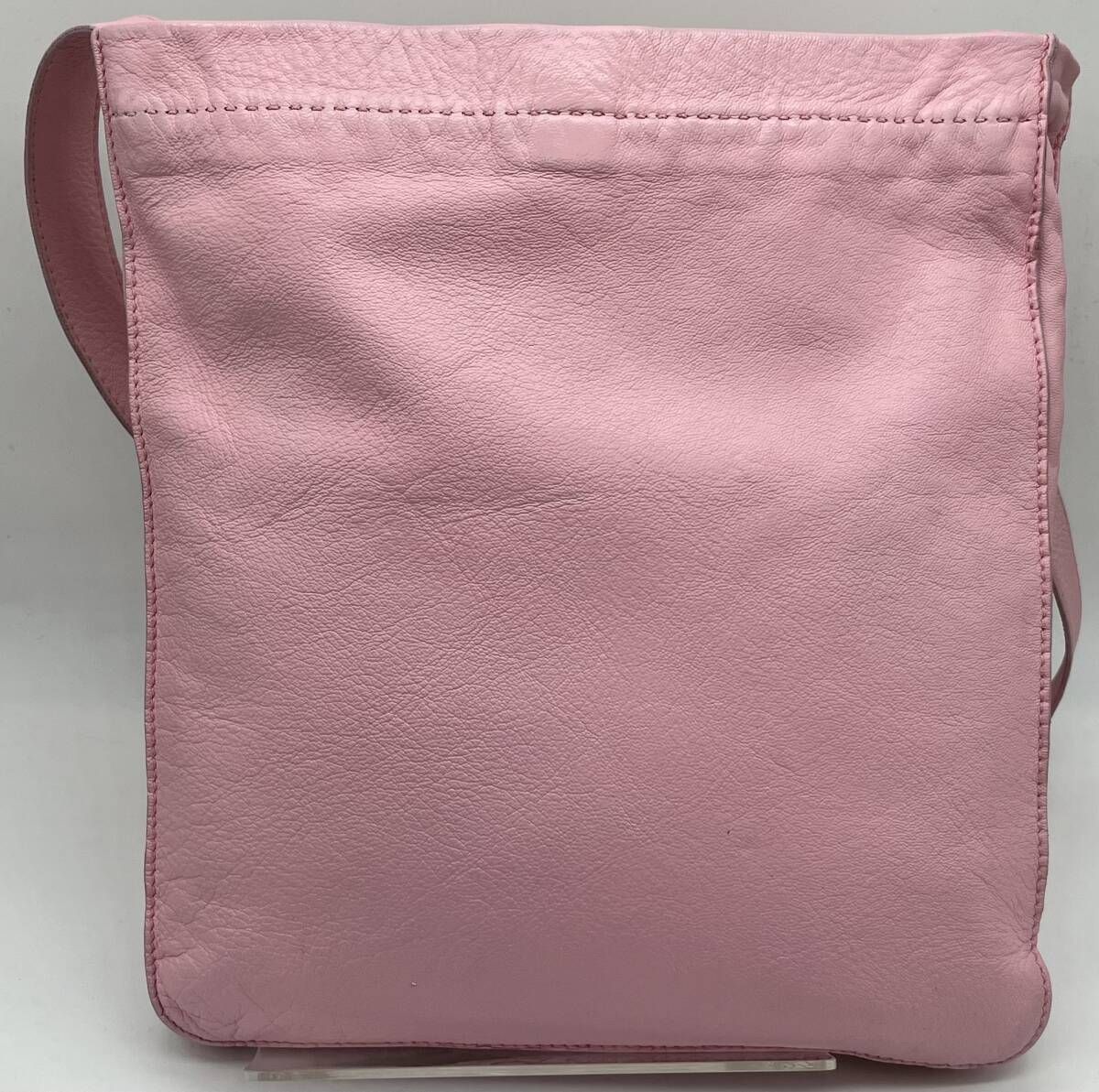 HERMES エルメス クルードセル G4 M レザー ショルダーバッグ ピンク