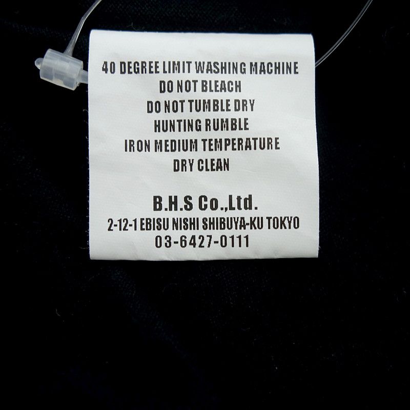ラッツ/RATS 23SS COLOR TAG TEE Tシャツ サイズ M ラッツ/RATS 23SS COLOR TAG TEE BLACK カラータグ プリント T