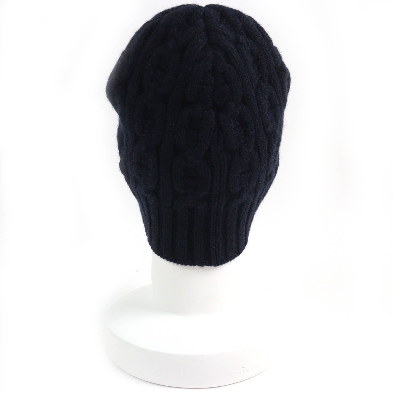 極美品△HERMES エルメス カシミヤ100％ シェーヌダンクル ニット  