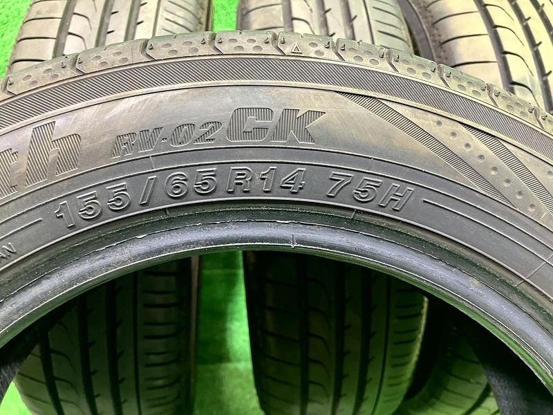 YOKOHAMA サマー ヨコハマ ブルーアースRV-02CK 155 65R14 4本 5ミリ 2021年 FFCRYSTALESIA_COM