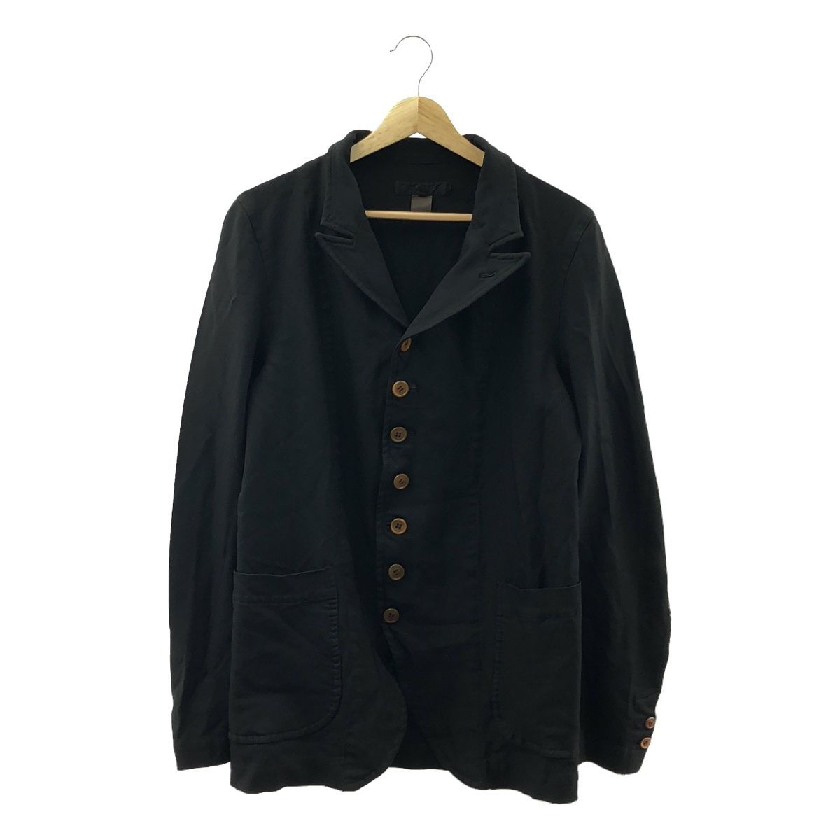 COMME des GARCONS SHIRT / コムデギャルソンシャツ | 2017AW | ポリエステル縮絨 7B テーラード ジャケット | S | ブラック | メンズ COMME des GARCONS SHIRT / コムデギャルソンシャツ | 2017AW