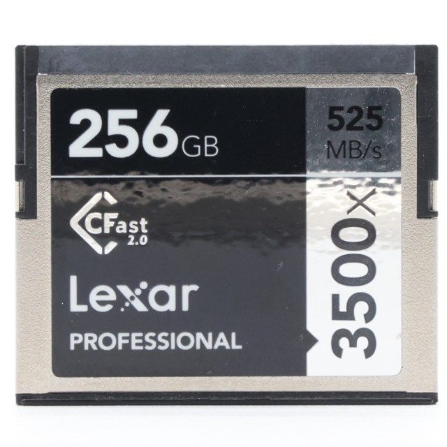 Lexar Professional 3500x CFast 2.0カード 256GB｜プロフェッショナル向け高速転送＆大容量CFast2.0メモリーカード｜動画撮影 4K対応