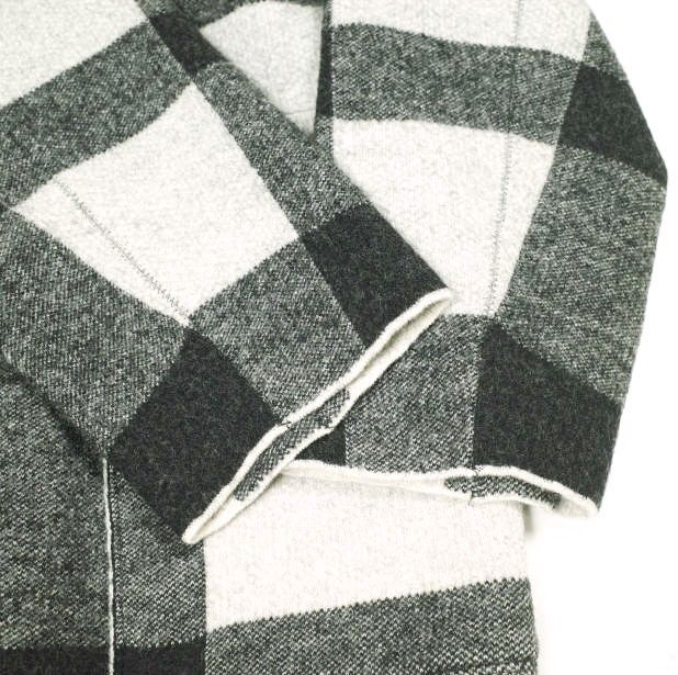 新品 991 Japan 佐藤繊維 日本製 Rosario Check jacket 12Gウール