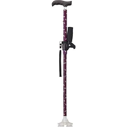 コジット 室内用 お助け杖 婦人用 78.5~90.5cm 立ち座り 補助ハンドル付