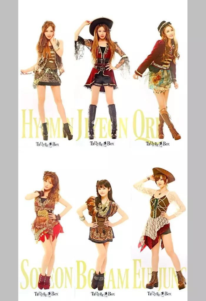 ポスター 女性 TREASURE BOX ビッグポスターセット 6枚組 T-ARA T-ARA JAPAN TOUR 2013 TREASURE BOX
