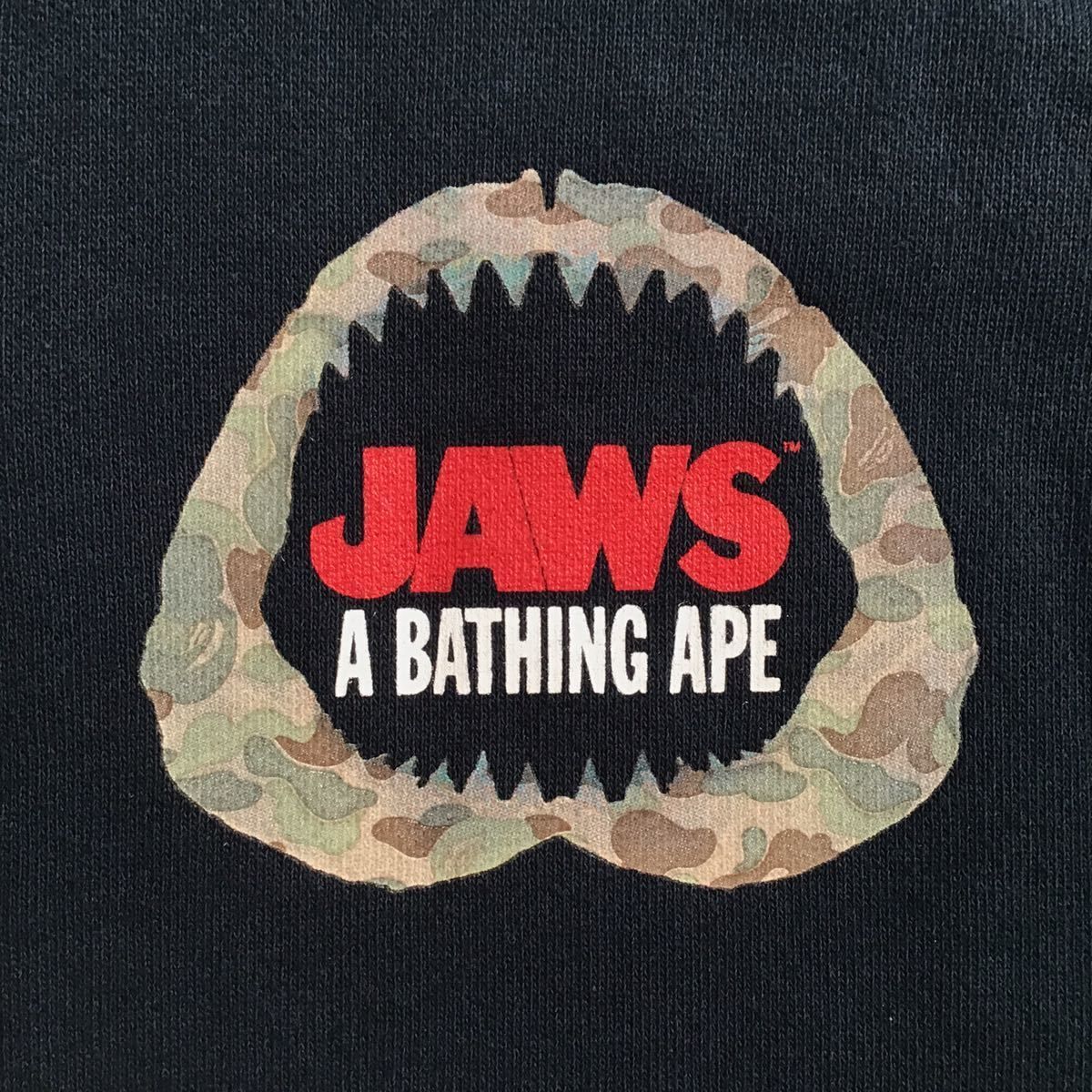 JAWS × BAPE シャーク パーカー shark a bathing ape ベイプ エイプ 
