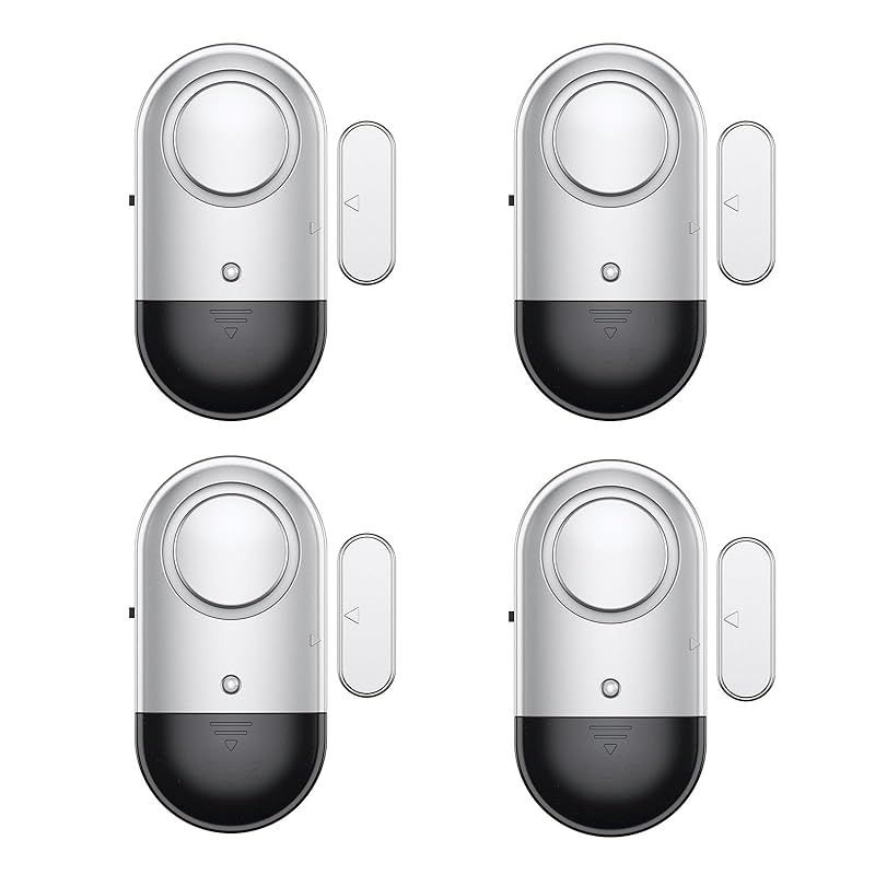 ドアと窓の防犯ブザー 防犯アラーム 防犯グッズ 125dB 大音量 防犯ベル ホームウィンドウの防犯装置 設置簡単 家庭 ビジネス 高齢者 子供に適しています 1