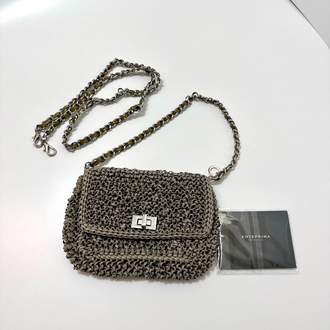 アンテプリマ ルッケット ワイヤーバッグ チェーンショルダー 2way 斜めがけ