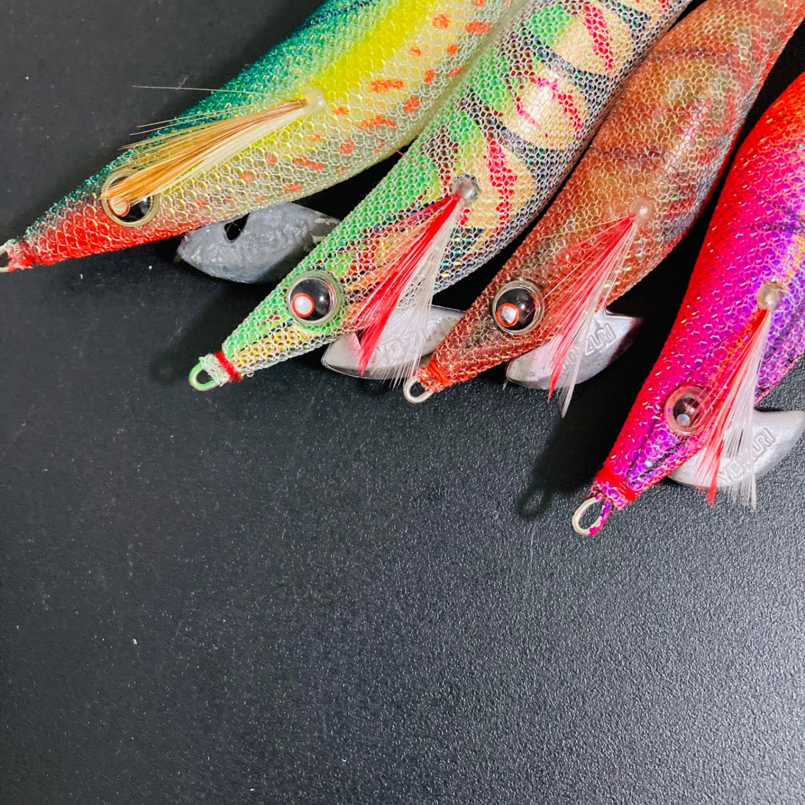 廃盤 エギ王 墨族 エギマル アオリーQ 3.5号 24個セット