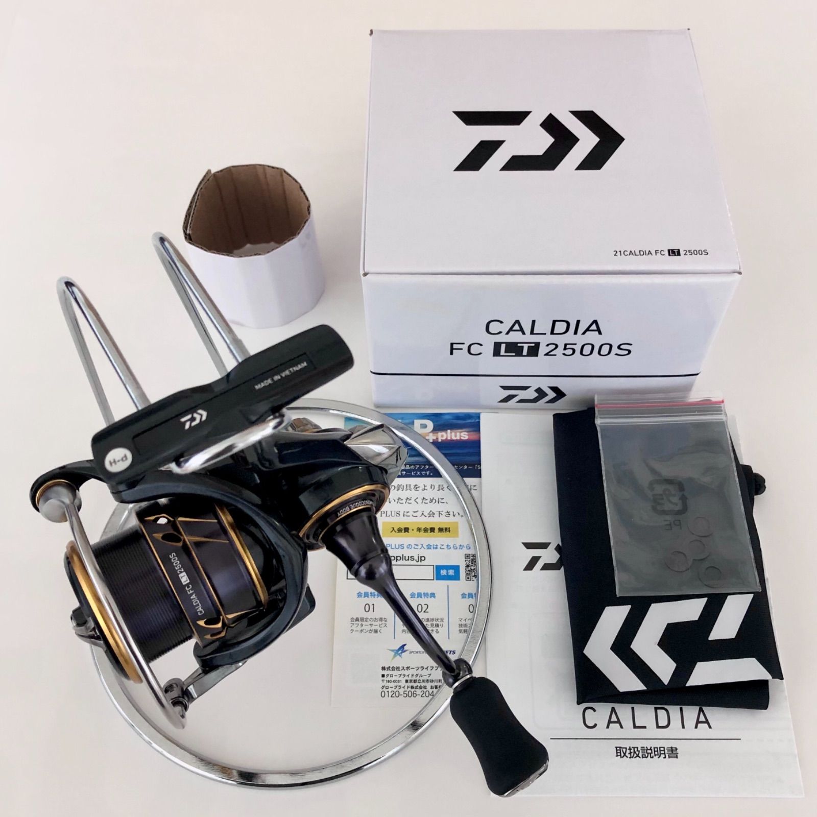 【超美品】ダイワ 21カルディア FCLT2500S ダイワ】21カルディアFC LT 2500Sインプレ。モノコックボディ