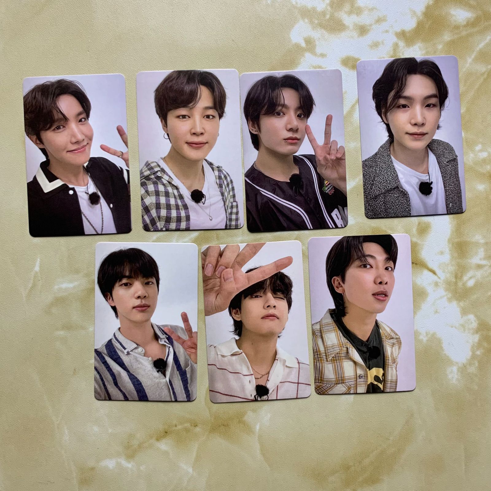 匿名配送 BTSSUGA ユンギ RUN POLY HIGHLIGHT PACK 者対象Highlight イベント 当選 トレカ 7枚 コンプ セット