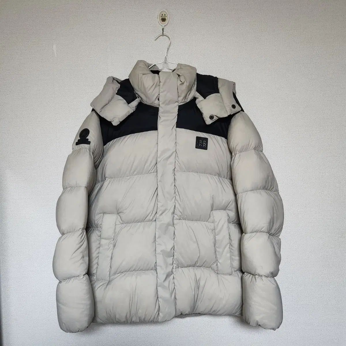 コーロンスポーツ グース ダウン ロング ダウンジャケット メンズ95 クリーニング済