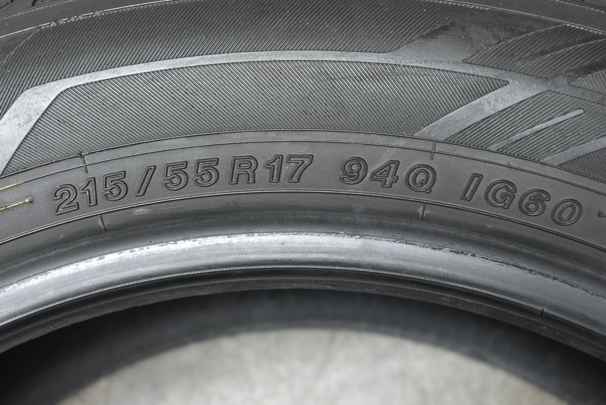 交換用に】ヨコハマ アイスガード iG60 215/55R17 4本セット クラウン 